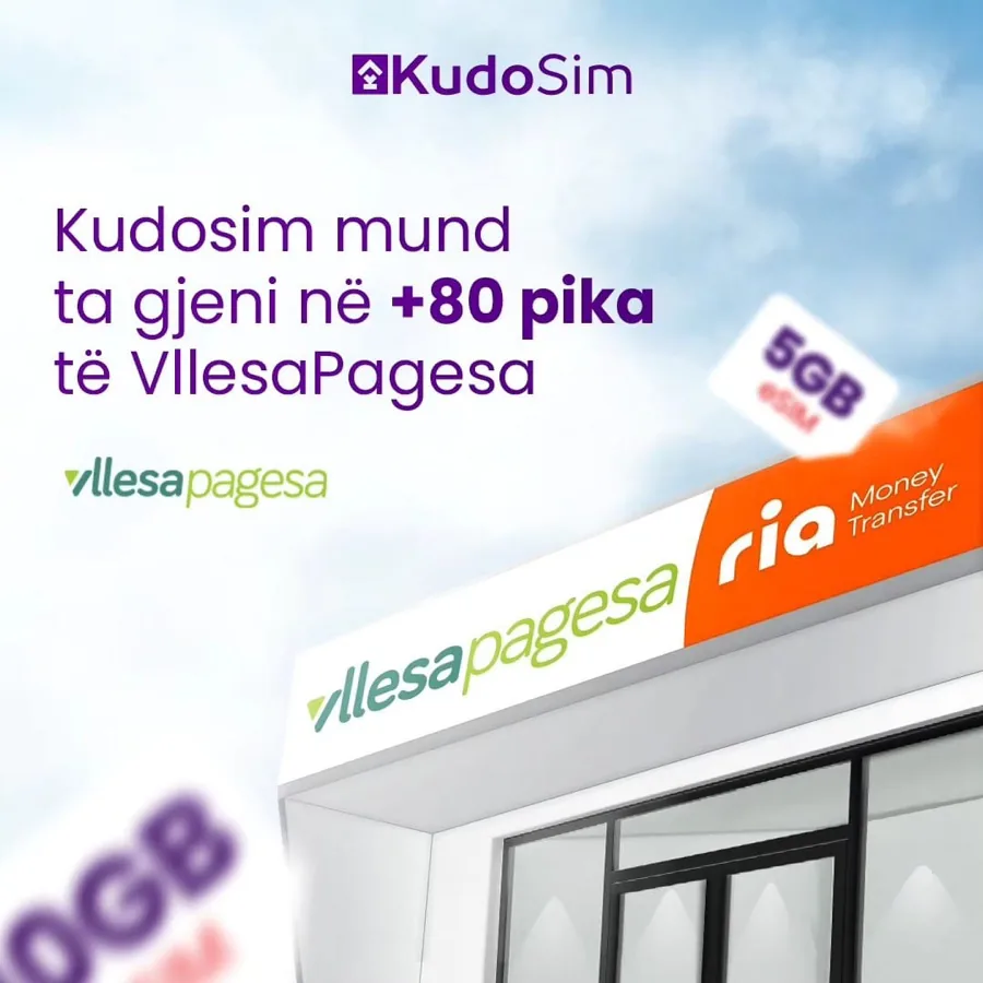 Kudosim mund ta gjeni në +80 pika të VllesaPagesa